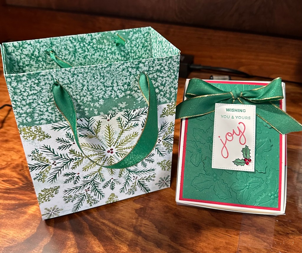 Christmas Gift Bag & Gift Box