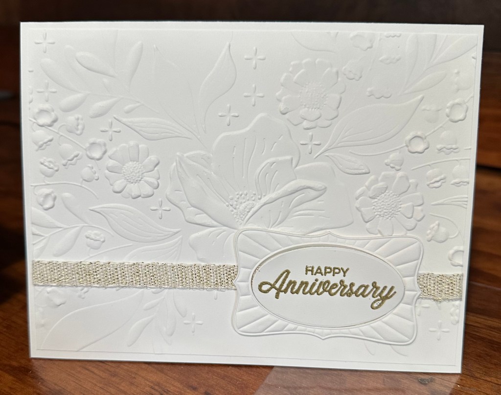 Floral Spray Embossing Folder